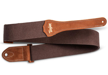 TaylorWare 4001-20 Taylor GS MinI Strap, Chocolate Brown Cotton, 2"