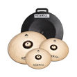 Istanbul Agop IXBS3Istanbul Agop Xist Brilliant Cymbal Set + Deluxe Bag (14"/16"/20")