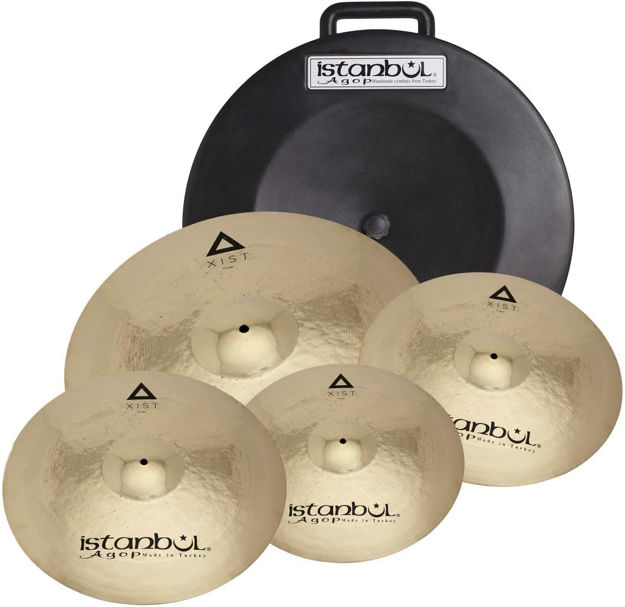 Istanbul Agop IXPWS4 Xist Power Cymbal Set + Deluxe Bag (14"/16"/20"+18")