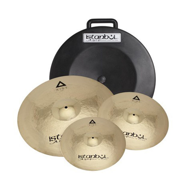 Istanbul Agop IXPWS3 Xist Power Cymbal Set + Deluxe Bag (14"/16"/20")
