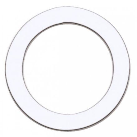 Remo DynamO, 5-1/2" Hole Cutting Template for Bass Drum  1 Pc Pack, White