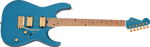 Charvel Angel Vivaldi Signature Pro-Mod DK24-6 Nova, Caramelized Maple Fingerboard, Lucerne Aqua Firemist