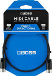 BOSS 3FT / 1M MIDI CABLE WITH ADJUSTABLE CABLE ANGLE