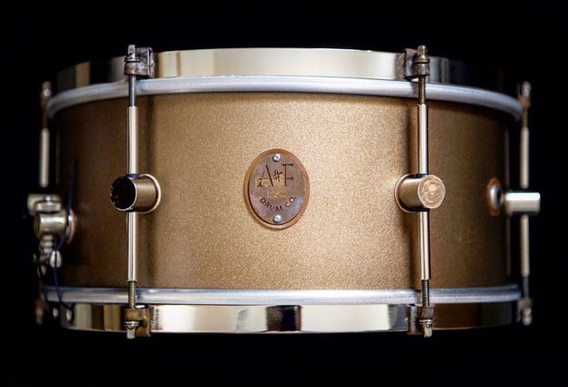 A&F 8x14 Deco Maple Club Snare, Brass Hoop