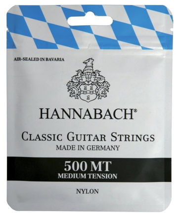 Hannabach Strings for classic guitar Series 500 Medium Tension Set medium - 500MT
