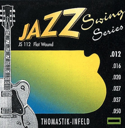 Thomastik-Infeld Strings for E-guitar Jazz Swing Series Nickel Flat Wound Set  012 flatwound - JS112