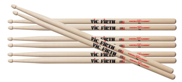 Vic Firth 7A Hickory Value Pack 3+1