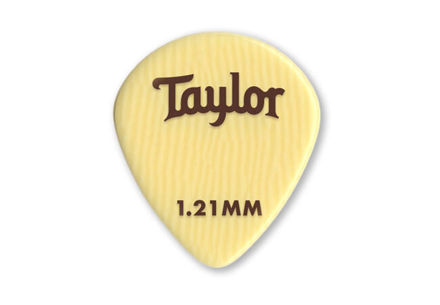 Taylor Premium Darktone® Ivoroid 351 Picks, 1.21mm, 6-Pack