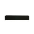 Adam Hall 19" Parts 87222 STL - 19" U-Shaped Rack Panel 2 U Steel 
