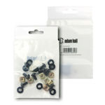Adam Hall 19" Parts 5927 M8 AH Bag of 8 M6 x 12 mm screw with cage nut and washer