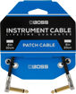 Boss 8"/20cm PATCH CABLE WITH PANCAKE JACK PLUGS
