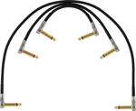 Boss 18"/45cm PATCH CABLE WITH PANCAKE JACK PLUGS