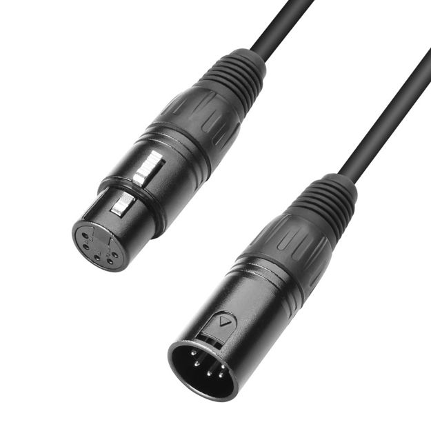 Adam Hall Cables K3 DGH 0300 - DMX Cable XLR 5-pin - XLR 5-pin 3 m