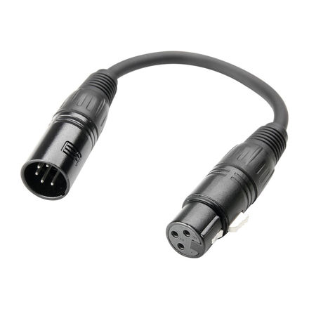 Adam Hall Cables K3 DGF 0020 - DMX Adapter XLR 5-pin - XLR 3-pin 0.2 m