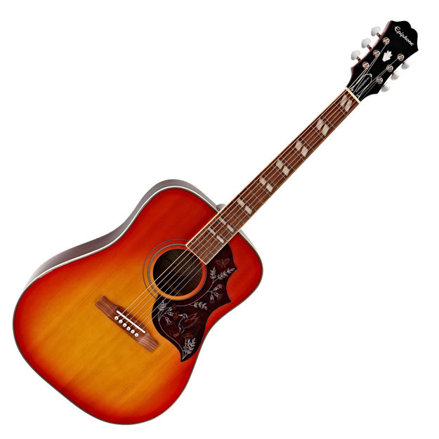 Epiphone Hummingbird Pro (Acoustic/Electric) Faded Cherry Sunburst