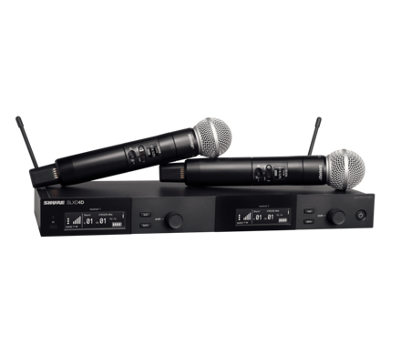 Shure SLXD DUAL HH SYS SM58 MIC 823-832 og 863-865MHz