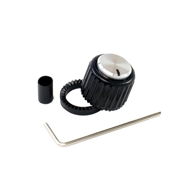 D'Addario LokNob Large - Black/Silver