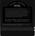 D'Addario NYXL1356W Nickel Wound Electric Guitar Strings, Medium Wound 3rd, 13-56
