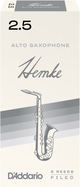 Frederick L. Hemke Alto Saxophone Reeds, Strength 2.5, 5 Pack