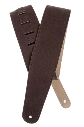 D'Addario Suede Guitar Strap, Cognac