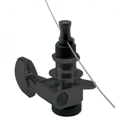 D'Addario Auto-Trim Tuning Machines, 6 In-Line setup, Black