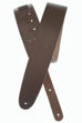 D'Addario Basic Classic Leather Guitar Strap, Brown
