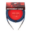 D'Addario Custom Series Braided Instrument Cable, Blue, 20'