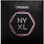 D'Addario NYXLS45100 Nickel Wound Bass Guitar Strings, Regular Light, 45-100, Double Ball End, Long Scale