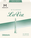 La Voz Bb Clarinet Reeds, Strength Medium, 10 Pack