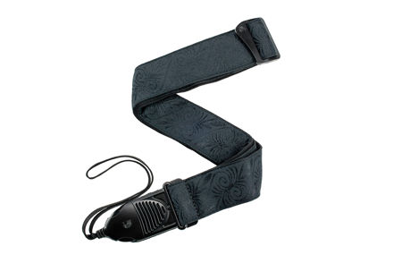 D'Addario Acoustic Quick Release Guitar Strap, Black Swirls