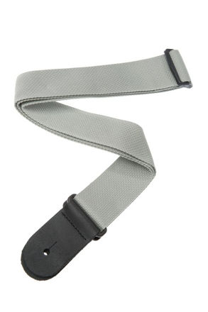 D'Addario Polypropylene Guitar Strap, Silver