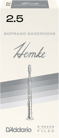 Frederick L. Hemke Soprano Saxophone Reeds, Strength 2.5, 5 Pack