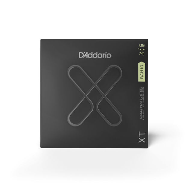 D'Addario XT Banjo Nickel Plated Steel, Light, 09-20