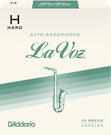 La Voz  Alto Saxophone Reeds, Strength Hard, 10 Pack