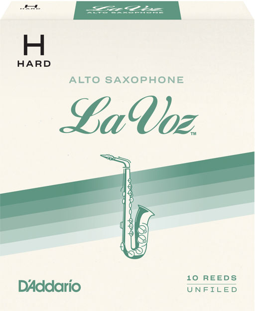 La Voz  Alto Saxophone Reeds, Strength Hard, 10 Pack
