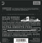 D'Addario ECG24-7 Chromes Flat Wound 7-String Electric Guitar Strings, Jazz Light, 11-65