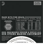 D'Addario ECG24-7 Chromes Flat Wound 7-String Electric Guitar Strings, Jazz Light, 11-65