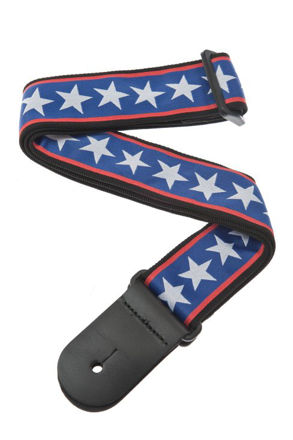 D'Addario Woven Guitar Strap, Stars & Stripes