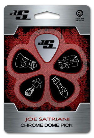 D'Addario Joe Satriani Chrome Dome Guitar Pick