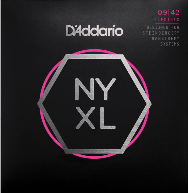 D'Addario NYXLS0942 Nickel Wound Electric Guitar Strings, Super Light, Double Ball End, 09-42