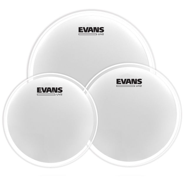 Evans UV2 Coated Tom Pack - Standard (12", 13", 16")