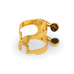 D'Addario H-Ligature & Cap, Baritone Saxophone (Hard Rubber Mouthpieces), Gold