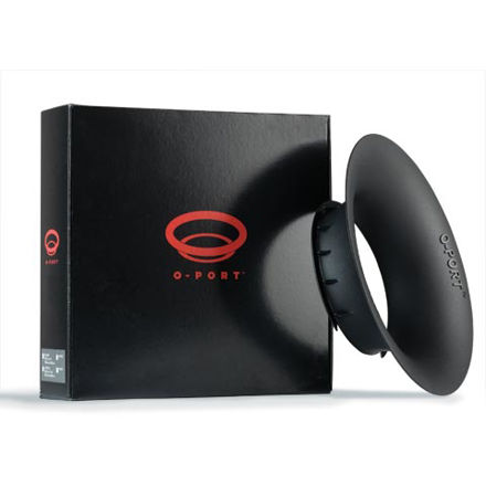 D'Addario O-Port Sound Enhancement for Acoustic Guitar, Small, Black