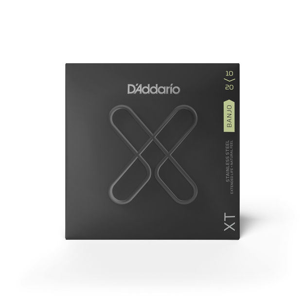 D'Addario XT Banjo Stainless Steel,  Custom Medium Light, 10-20