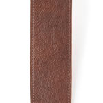 D'Addario Slim Garment Leather Guitar Strap, Brown