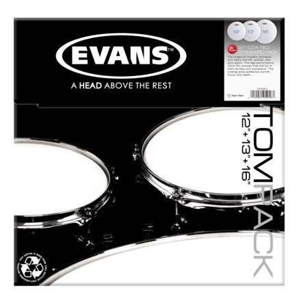Evans G1 Tompack Coated, Standard (12 inch, 13 inch, 16 inch)
