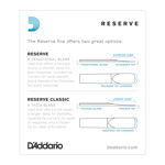D'Addario Reserve Bb Clarinet Reeds, Strength 2.5, 10-pack