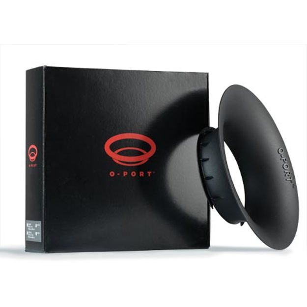 D'Addario O-Port Sound Enhancement for Acoustic Guitar, Large, Black