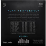 D'Addario NYXL1138PS Nickel Wound E9 Pedal Steel Guitar Strings, Regular Light, 11-38