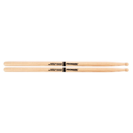 Promark Hickory 5B "Pro-Round" Wood Tip drumstick
